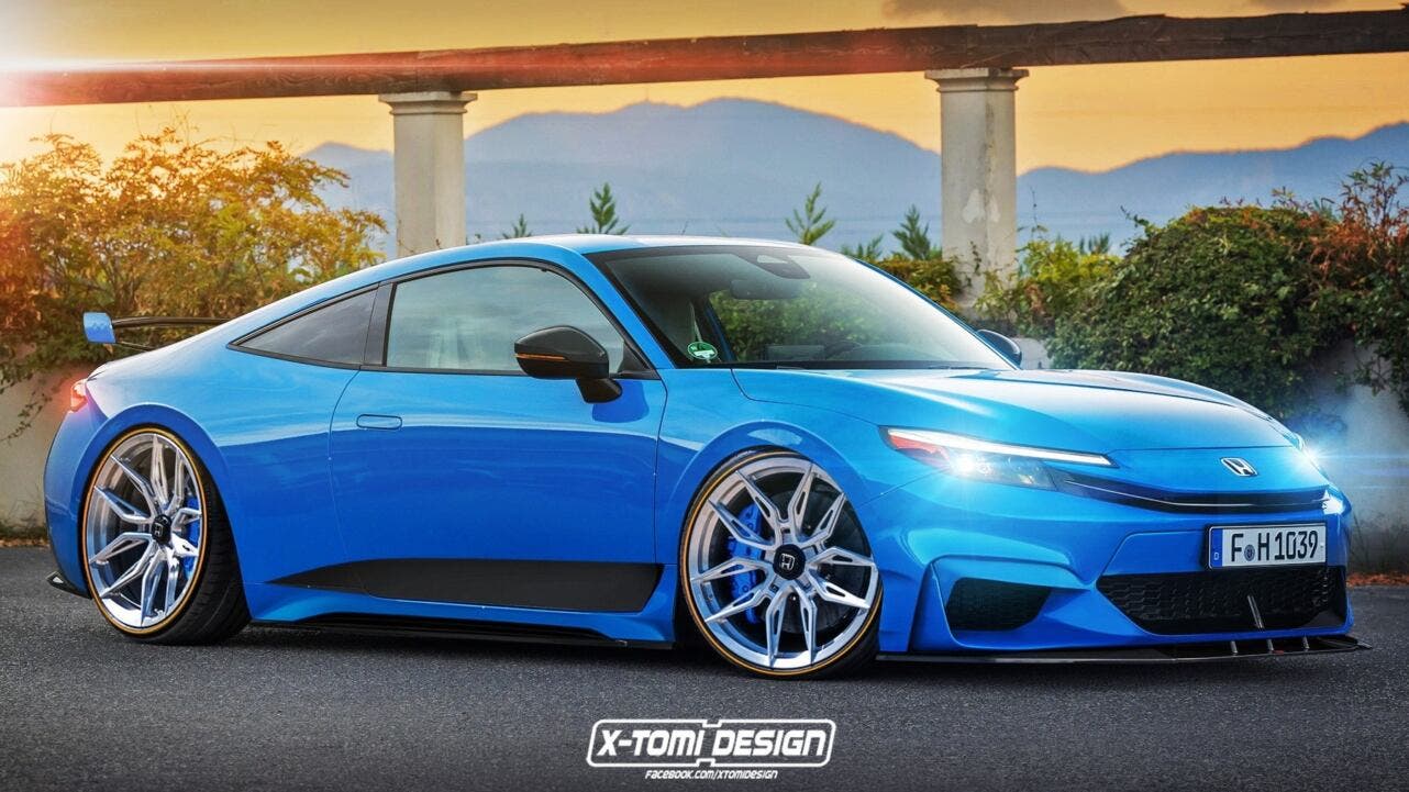 Honda Prelude render tuning
