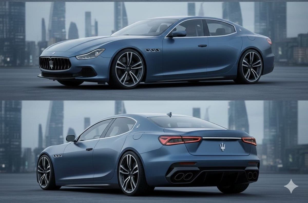 Maserati Ghibli MHEV render