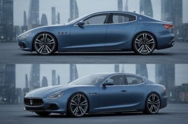 Maserati Ghibli MHEV render