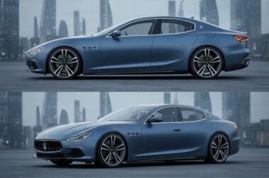 Maserati Ghibli MHEV render