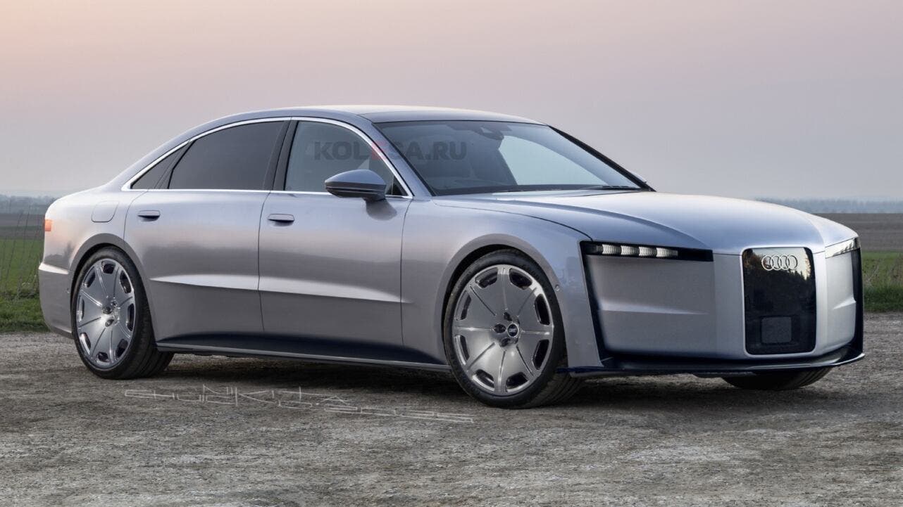 audi a8 rendering