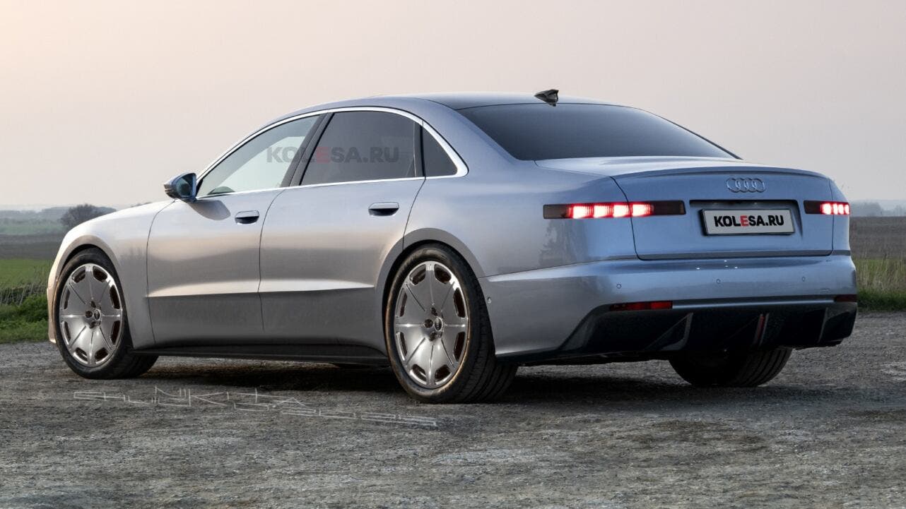 audi a8 rendering