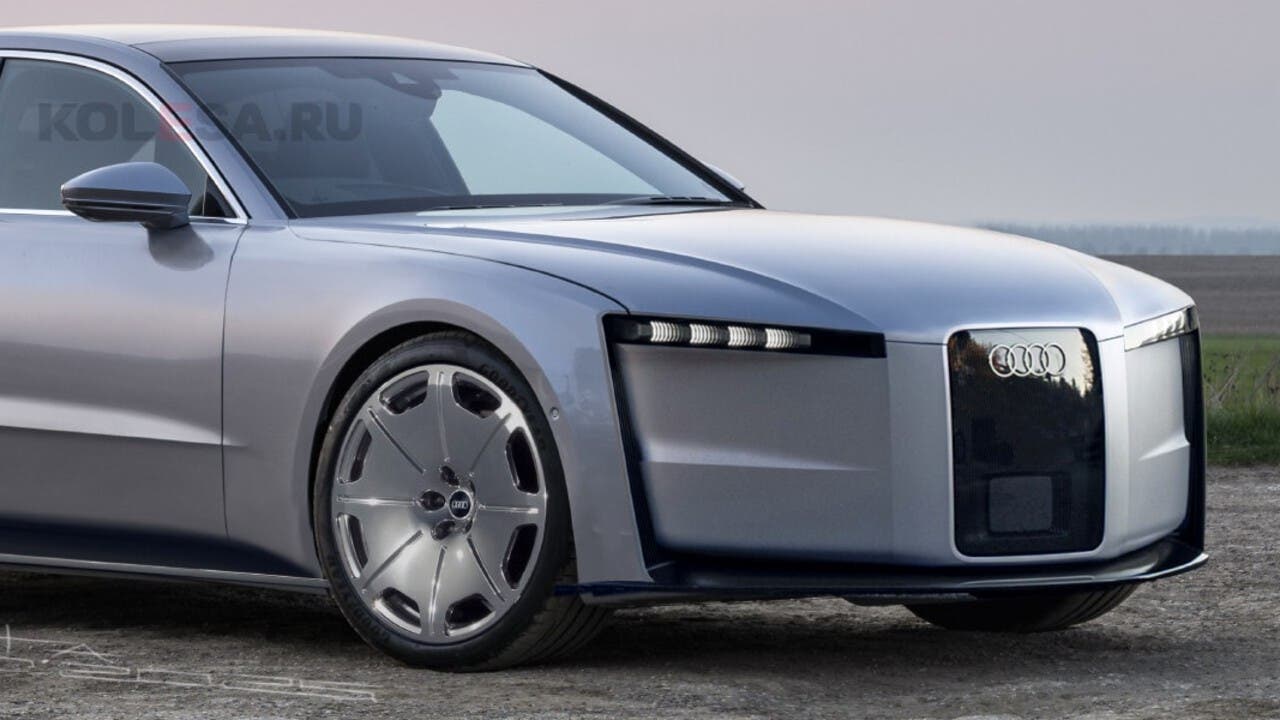 audi a8 rendering