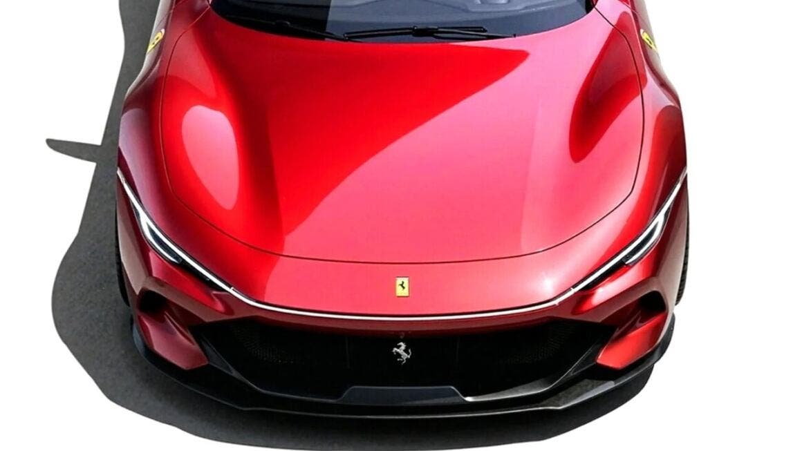 ferrari amalfi rendering