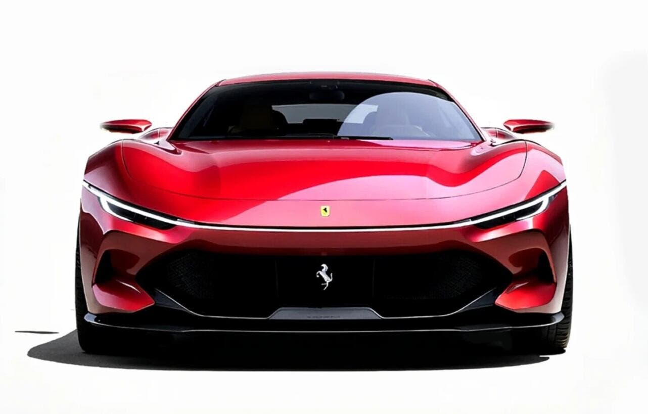 ferrari amalfi rendering