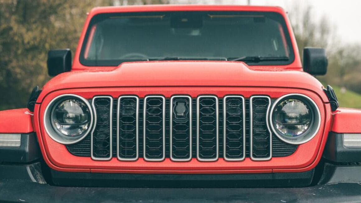 jeep wrangler front detail