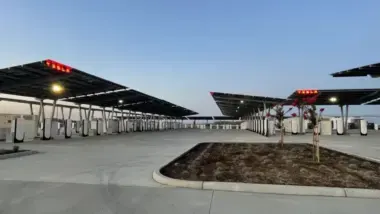 lost hills tesla supercharger