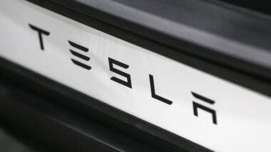 tesla badge