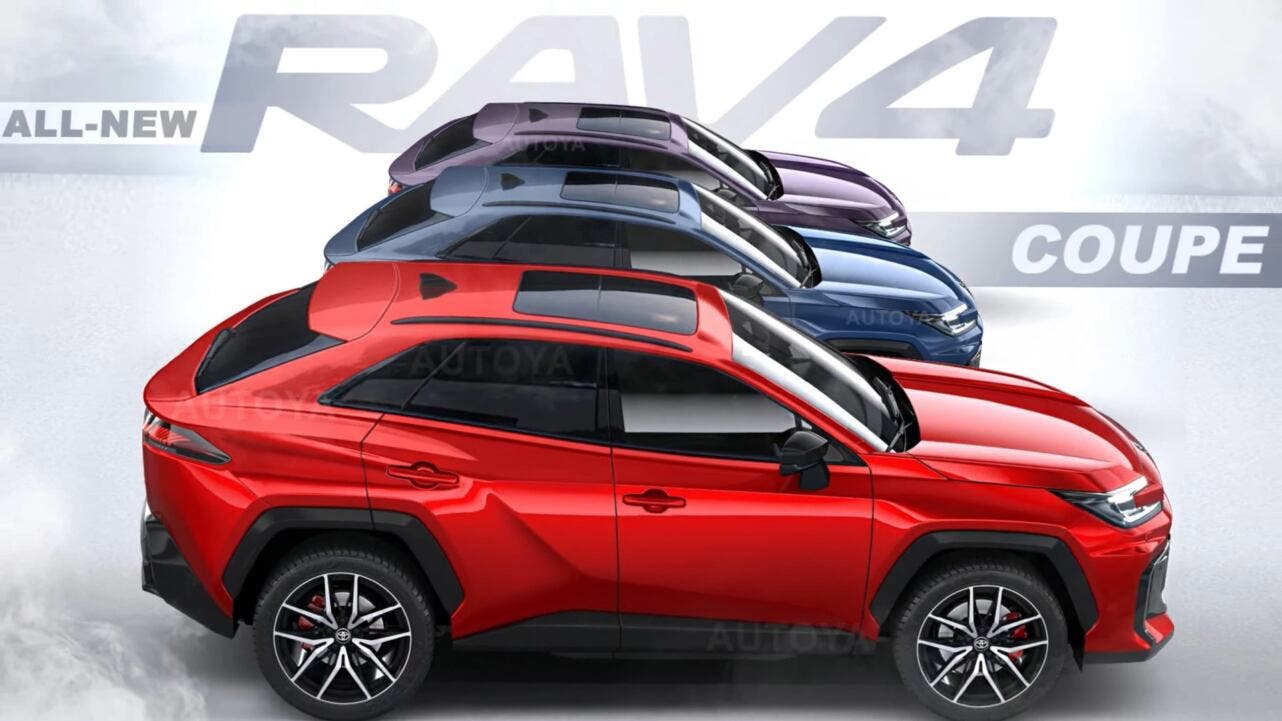 toyota rav4 coupe rendering