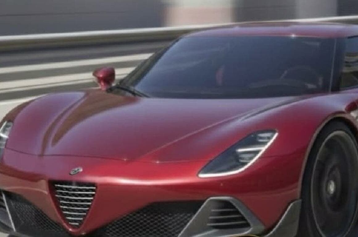 Alfa Romeo 4C render