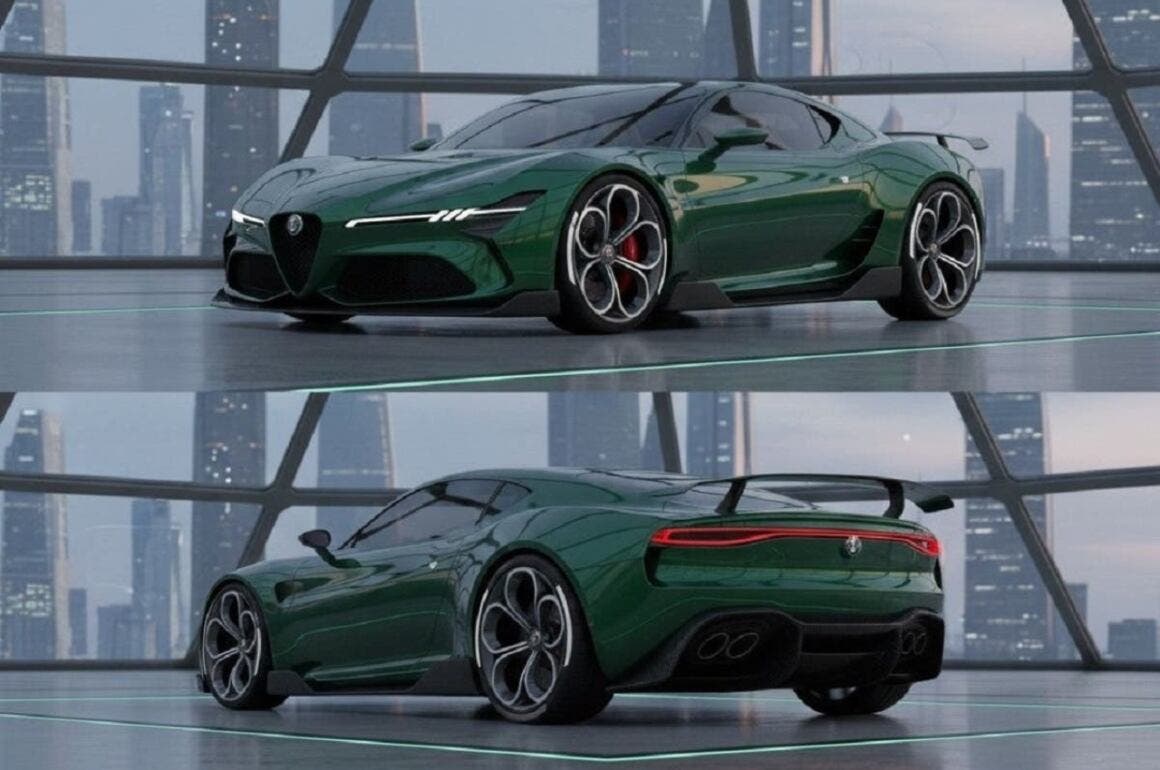 Alfa Romeo 6C render