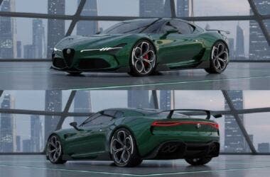 Alfa Romeo 6C render