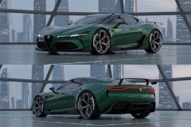 Alfa Romeo 6C render