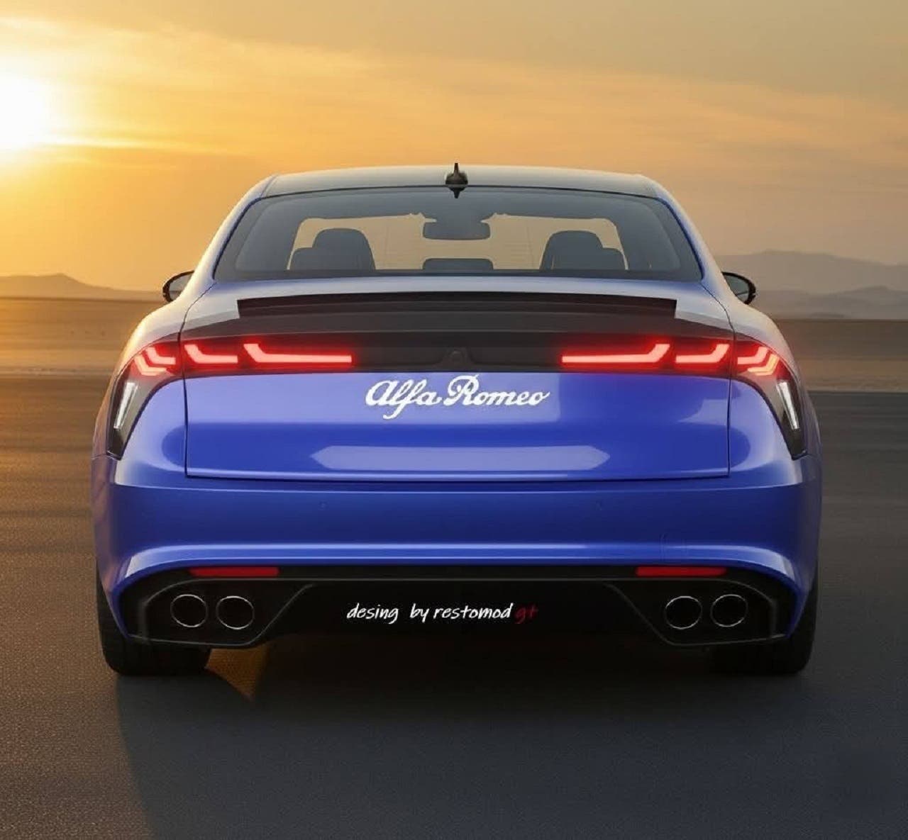 Alfa Romeo Giulia render