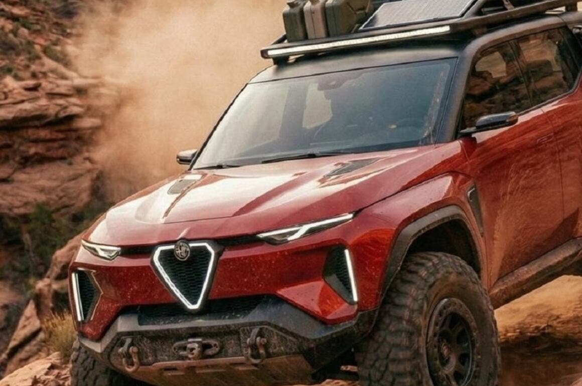 Alfa Romeo off-roader render