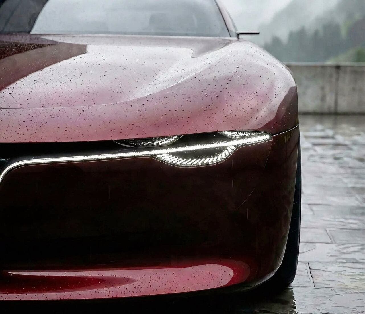 Alfa Romeo sedan render