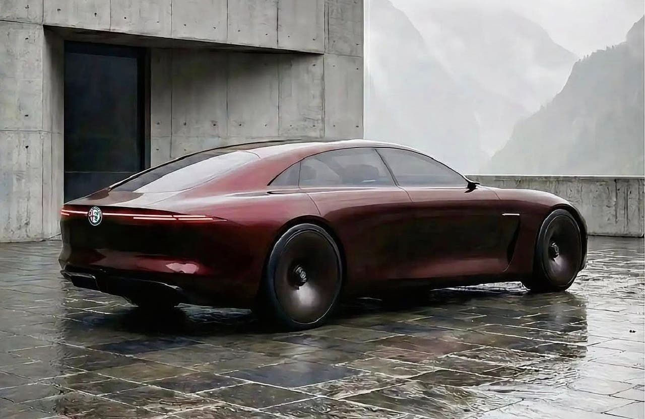 Alfa Romeo sedan render