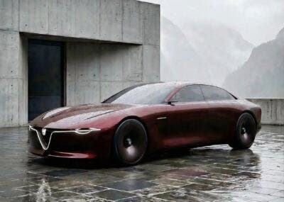 Alfa Romeo sedan render
