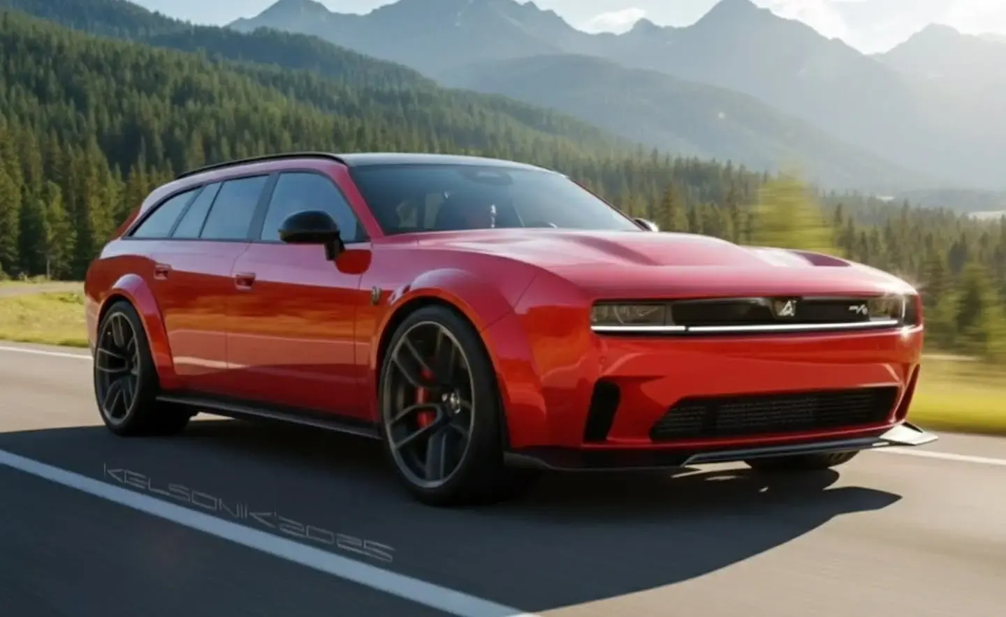 Dodge Charger Wagon render