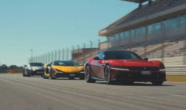 Ferrari 12Cilindri drag race