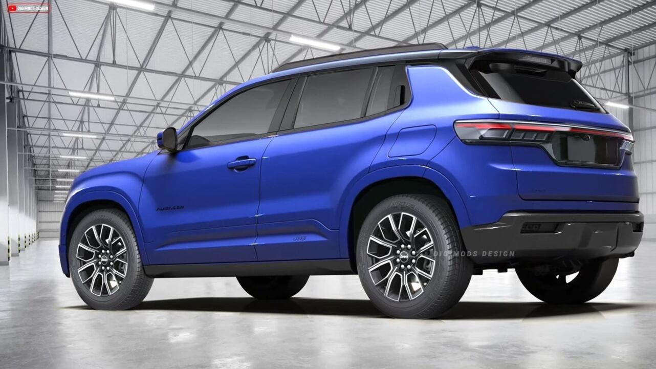 Jeep Avenger facelift render