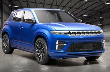 Jeep Avenger facelift render