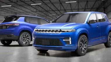 Jeep Avenger facelift render