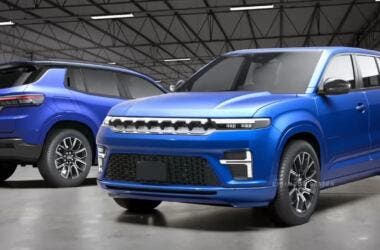 Jeep Avenger facelift render