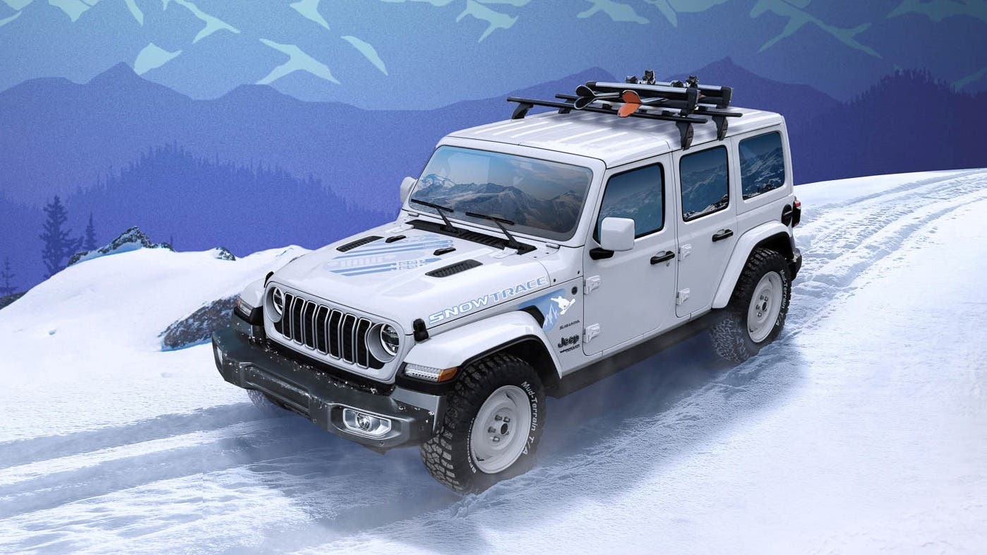 Jeep Wrangler Snow Trace