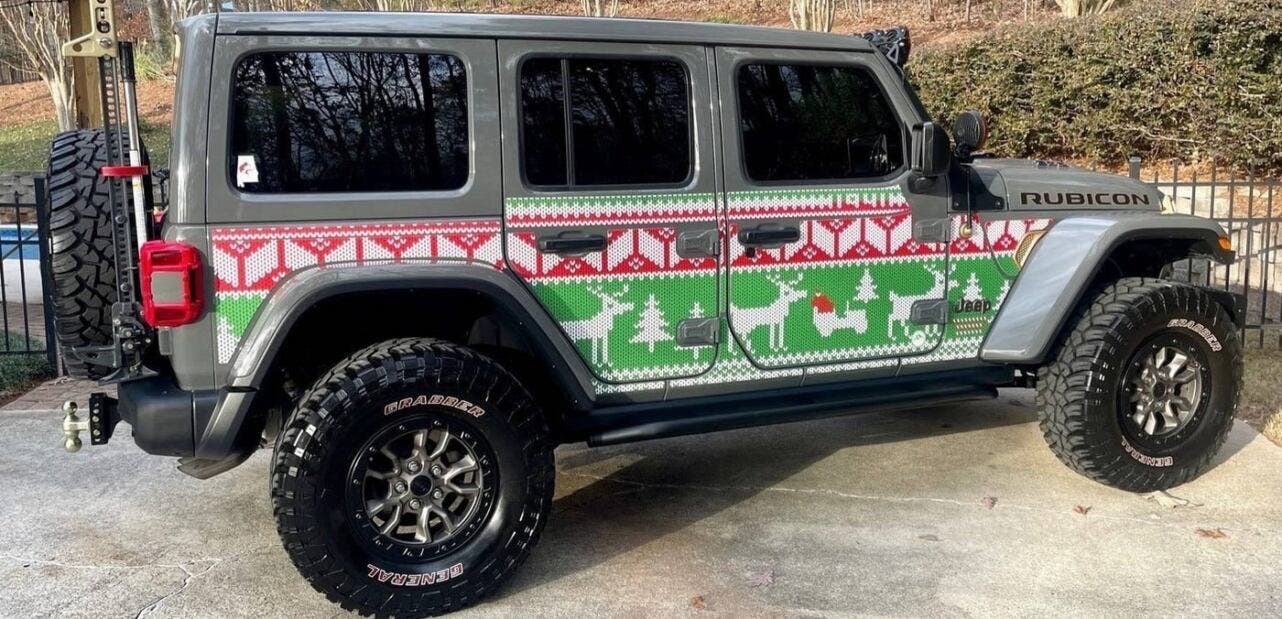 Jeep Wrangler Ugly Christmas
