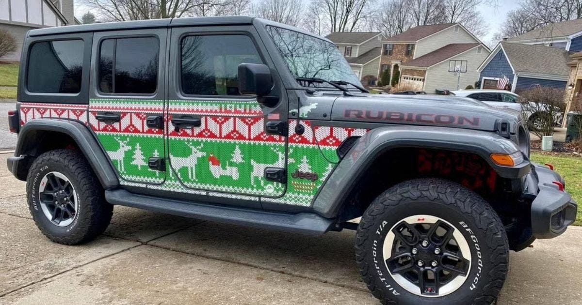 Jeep Wrangler Ugly Christmas