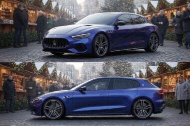 Maserati five-door render