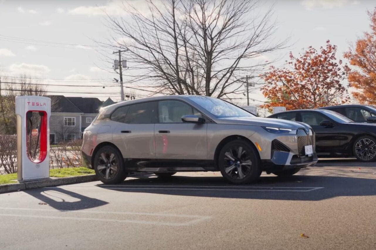 bmw tesla supercharger