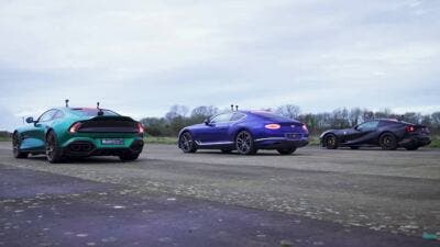 Drag race Ferrari
