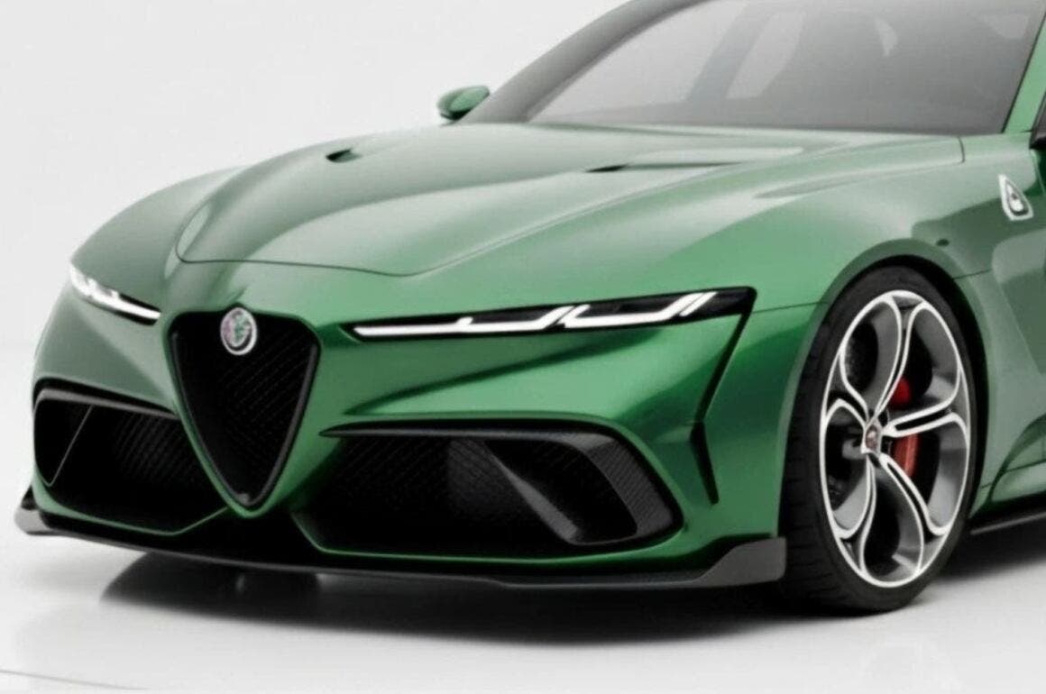 Alfa Romeo Giulia Station Wagon render