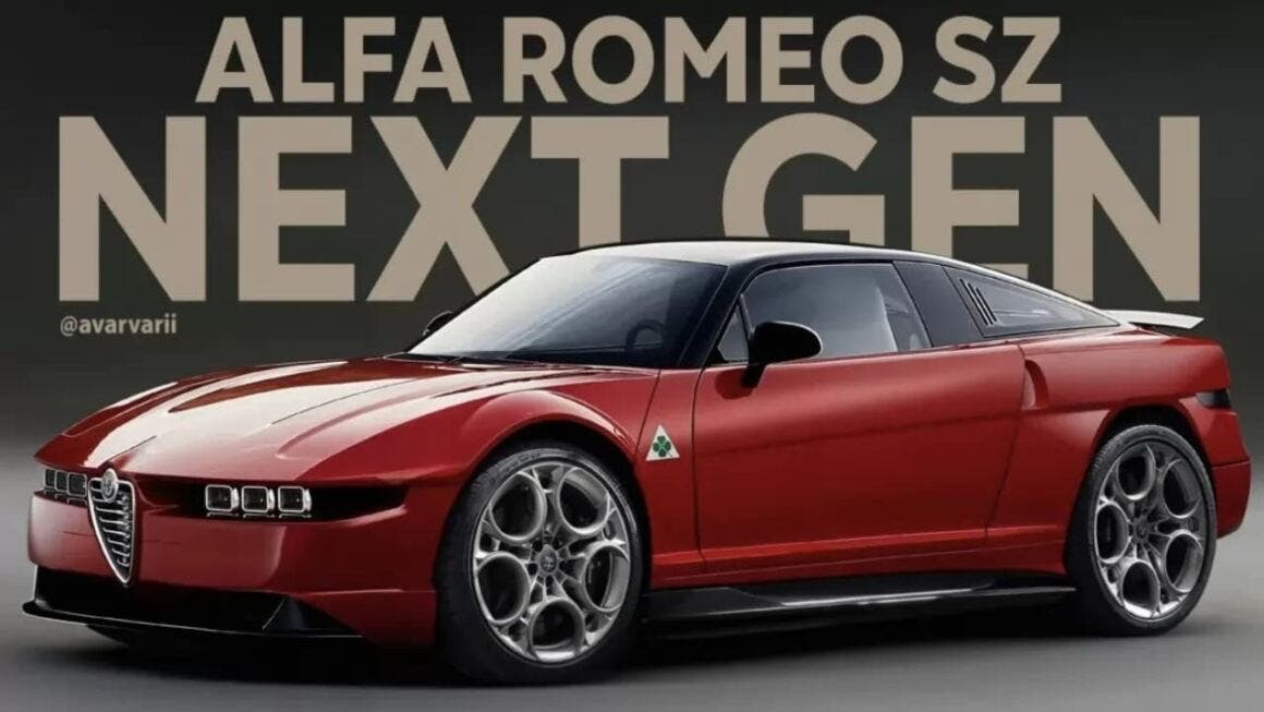 Alfa Romeo SZ render