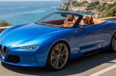 Alfa Romeo Spider Duetto render