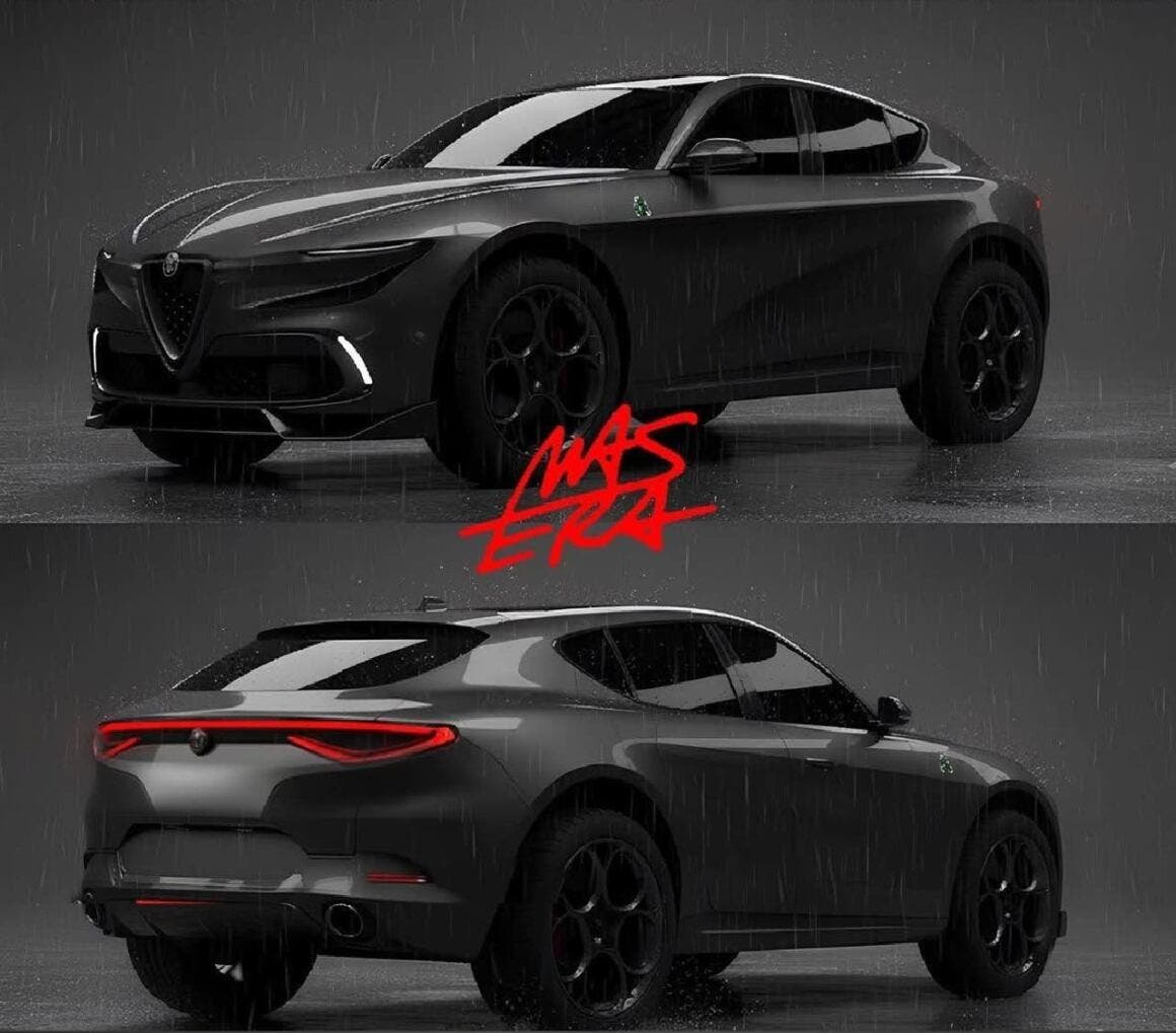 Alfa Romeo Stelvio render 2028