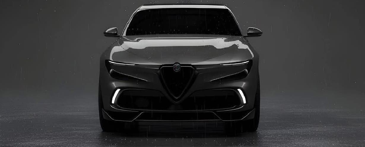 Alfa Romeo Stelvio render 2028