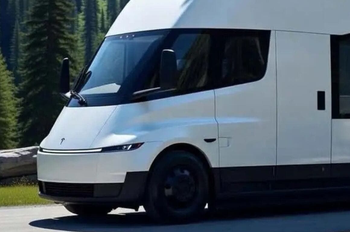 Tesla Semi RV render