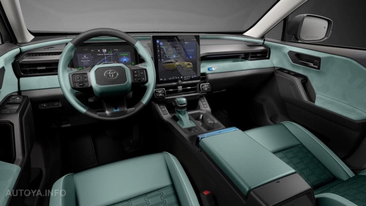 Toyota RAV4 Electric render