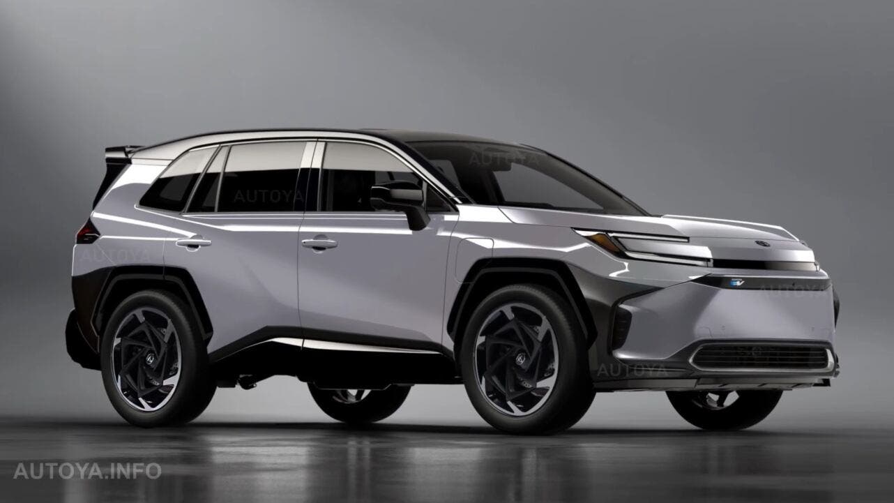 Toyota RAV4 Electric render