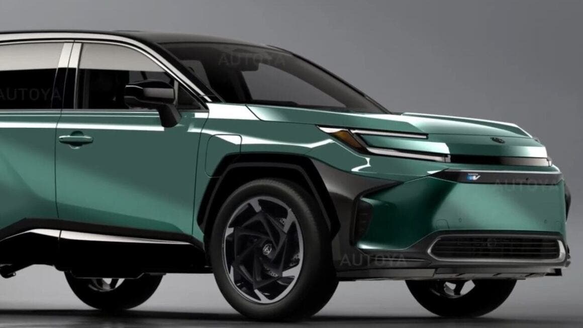 Toyota RAV4 Electric render