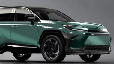 Toyota RAV4 Electric render