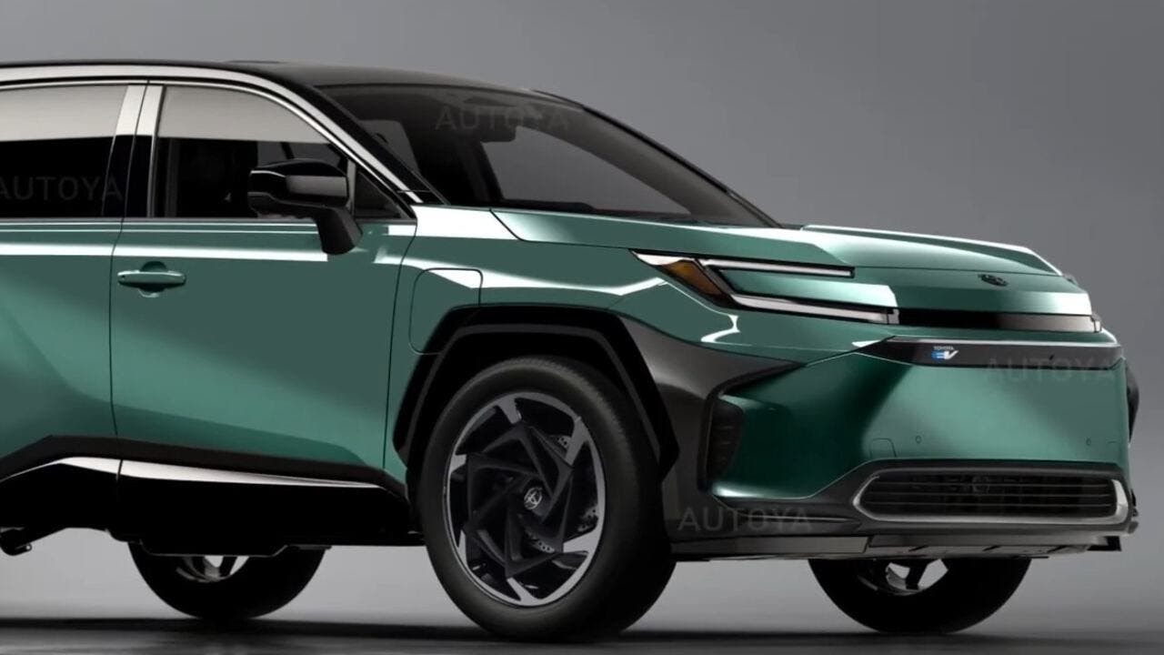 Toyota RAV4 Electric render