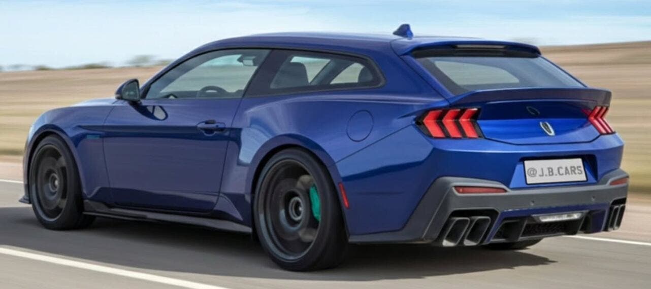 ford Mustang Dark Horse SC render