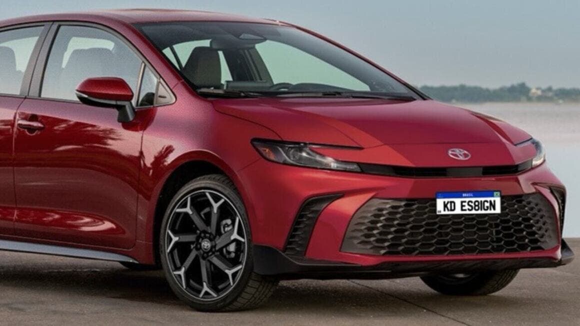 toyota corolla render