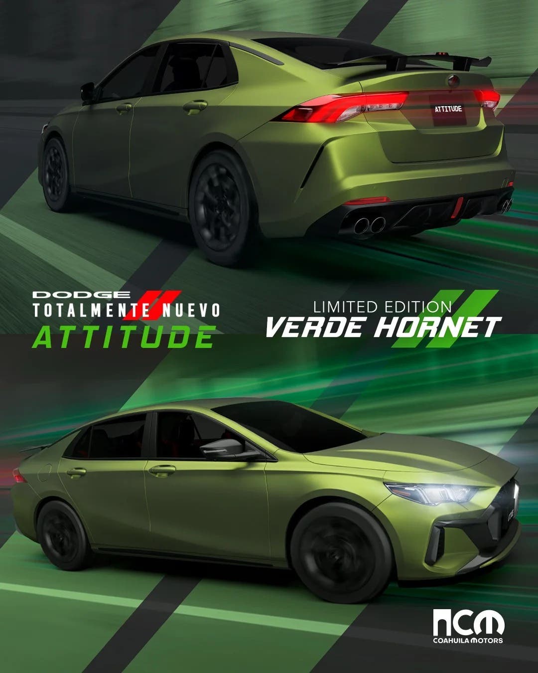 2026 Dodge Attitude GT Green Hornet Edition