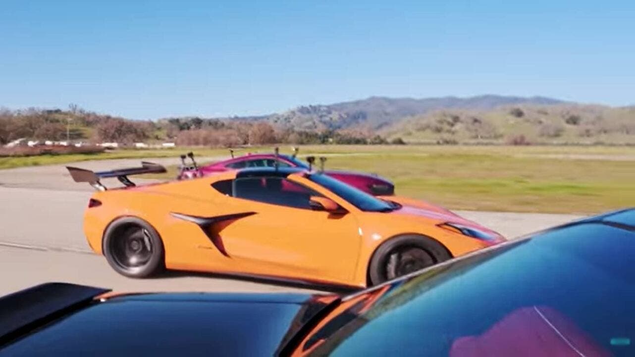 Dodge Demon drag race