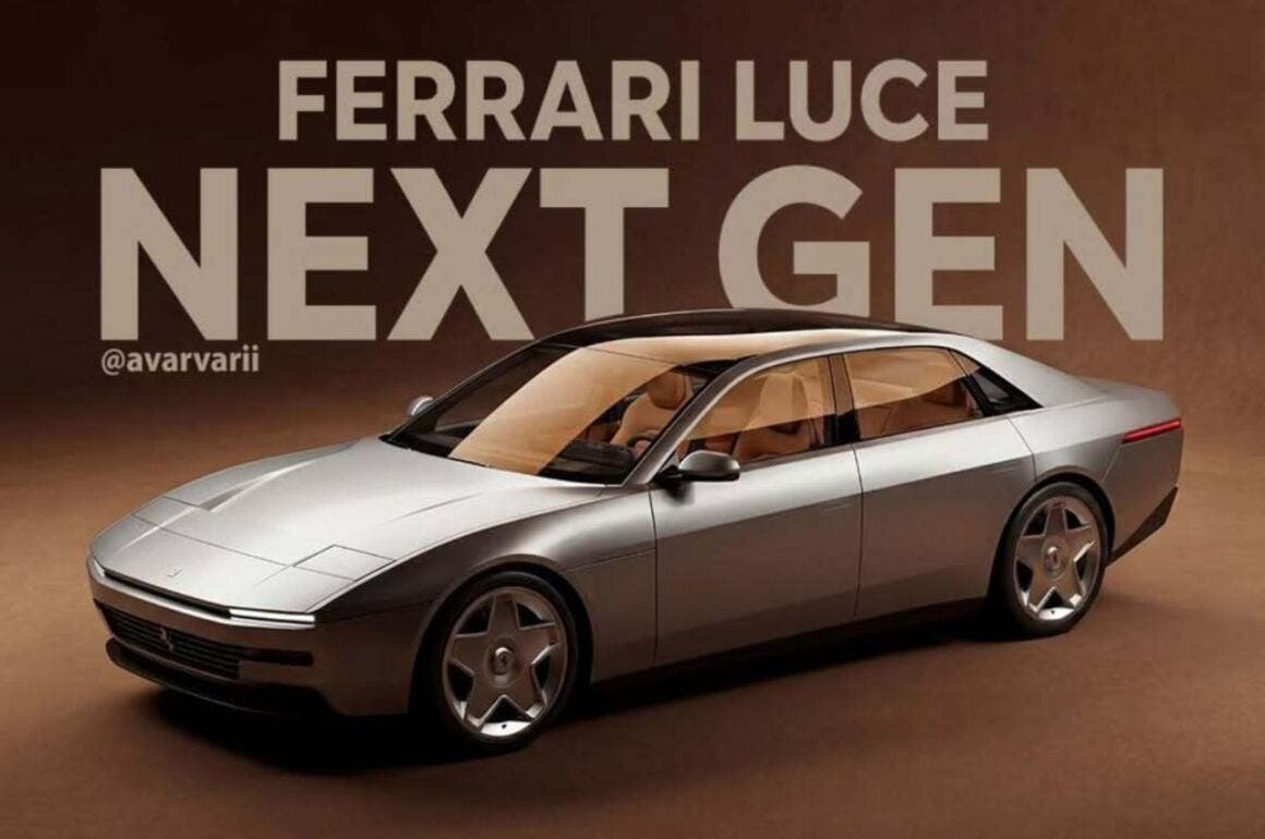 Ferrari Luce render
